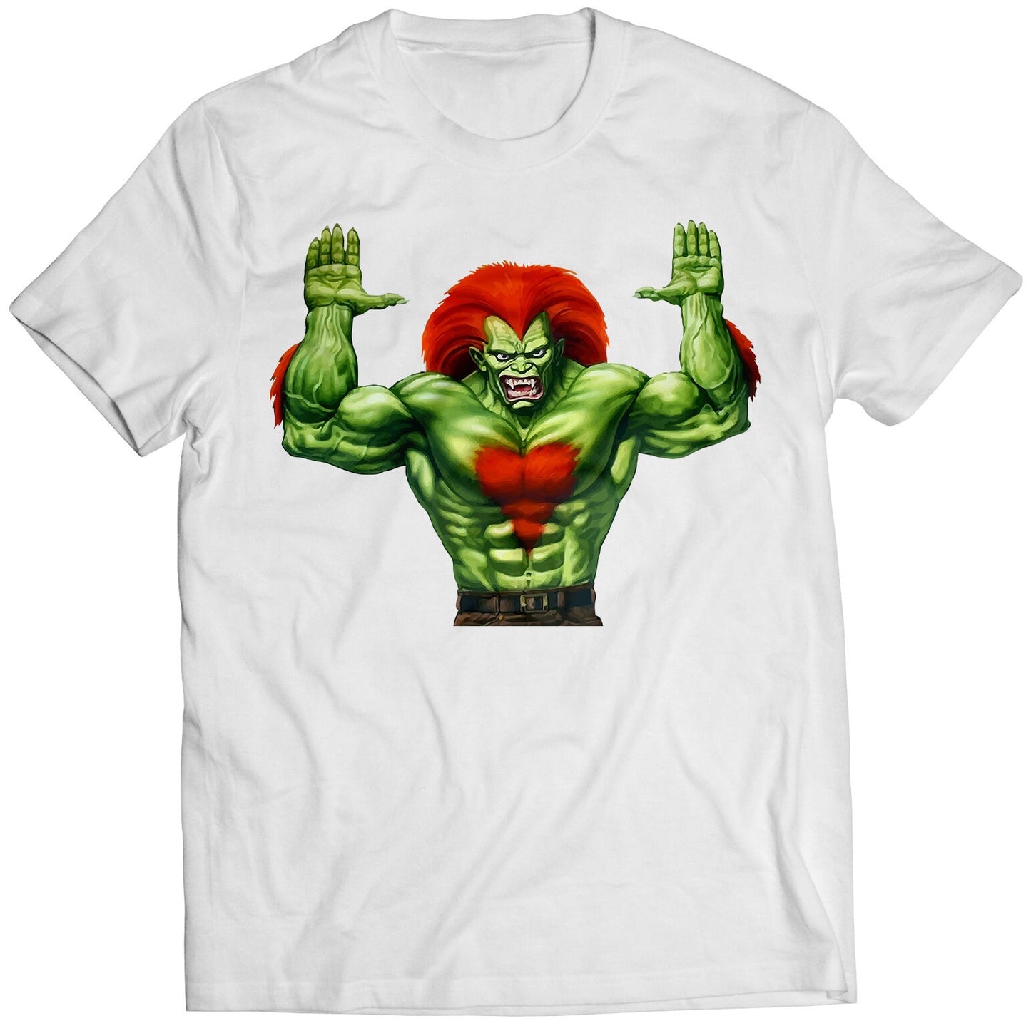 Ugly Blanka SF2 The World Warrior Premium Unisex T-shirt.