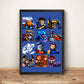 Mutants Children Of The Atom (COTA) Character Select Portraits Premium Poster.
