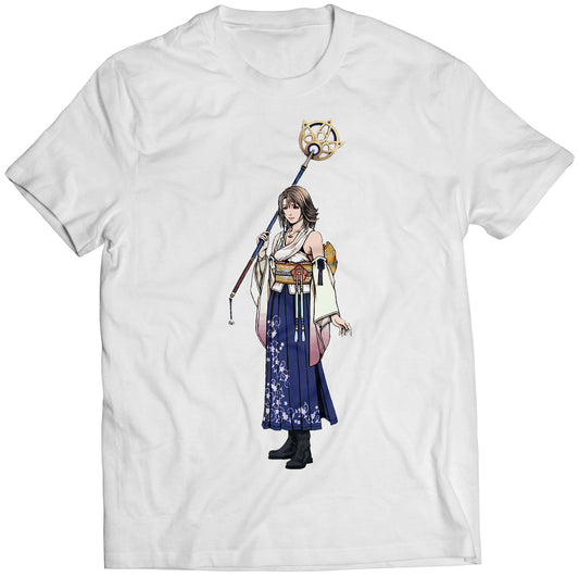 Yuna FF10 X Premium Unisex T-shirt (Vectorized Design)