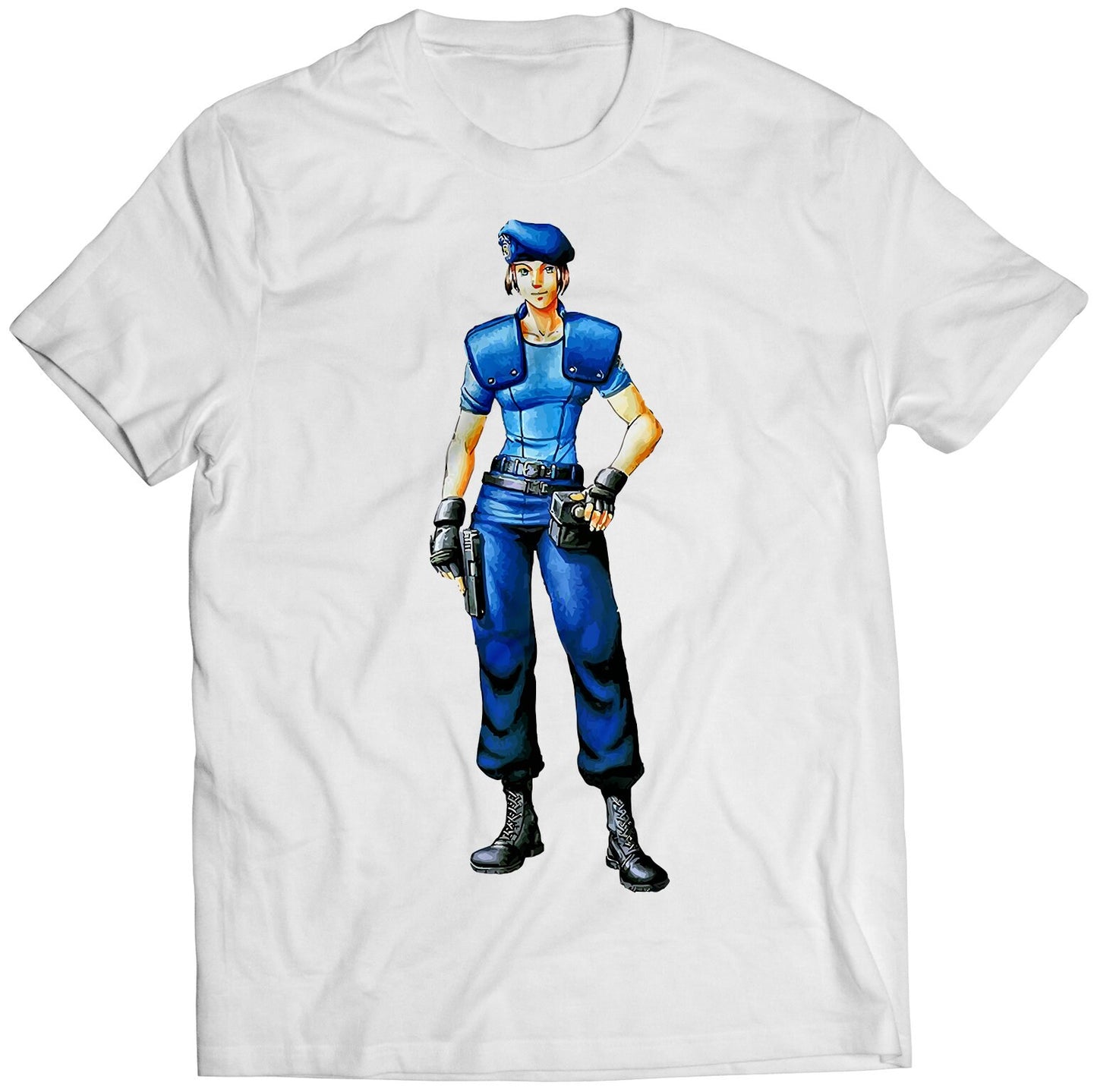 Jill Valentine Original Biohazard Residence Evil Premium Unisex T-shirt (Vectorized Design)