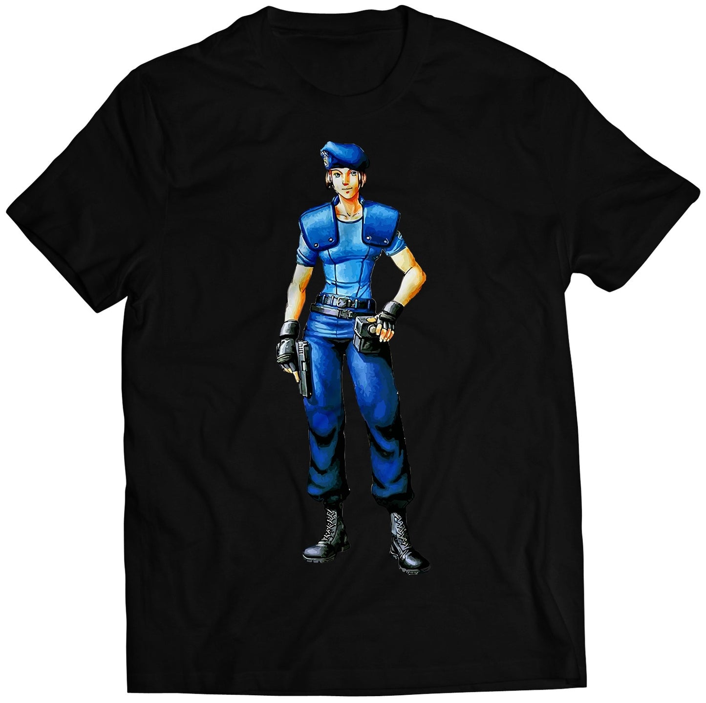 Jill Valentine Original Biohazard Residence Evil Premium Unisex T-shirt (Vectorized Design)