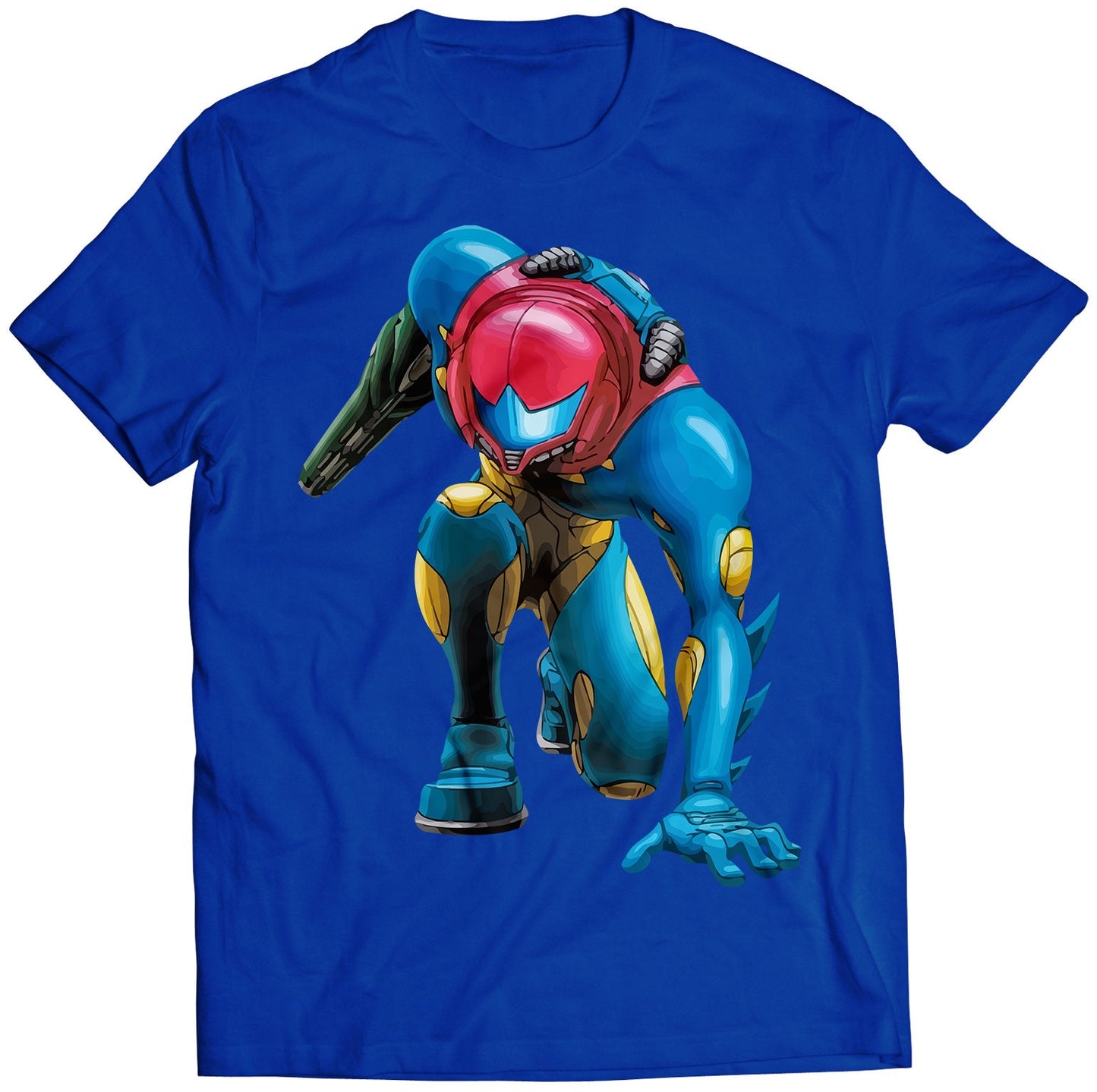 Metrodroid Fusion Samus Aran Premium Unisex T-shirt (Vectorized Design)