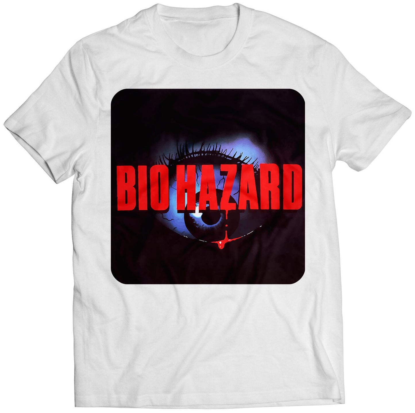 Biohazard Bloody Eye Residence Evil Premium Unisex T-shirt (Vectorized Design)
