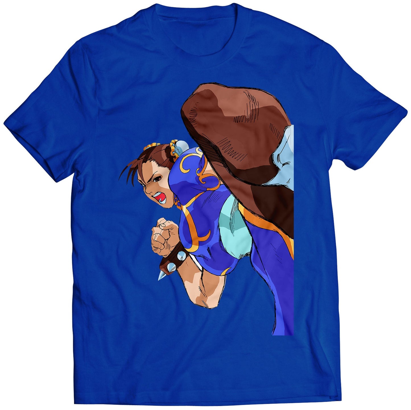 Chun Li Versus MVC Premium Unisex T-shirt (Vectorized Design)