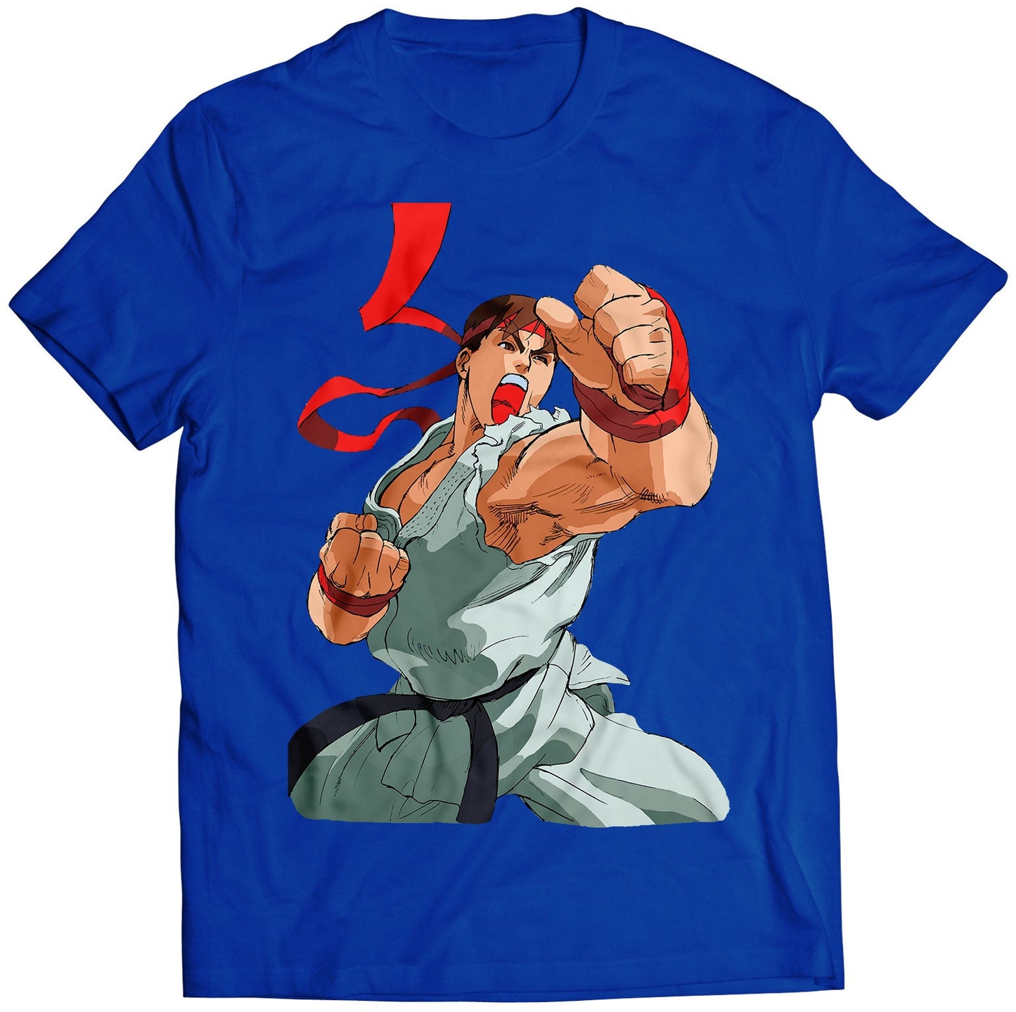 Ryu Versus MVC Premium Unisex T-shirt (Vectorized Design)