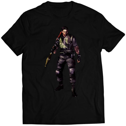 Chris Costume V2 Residence Evil Biohazard 5 Premium Unisex T-shirt (Vectorized Design)