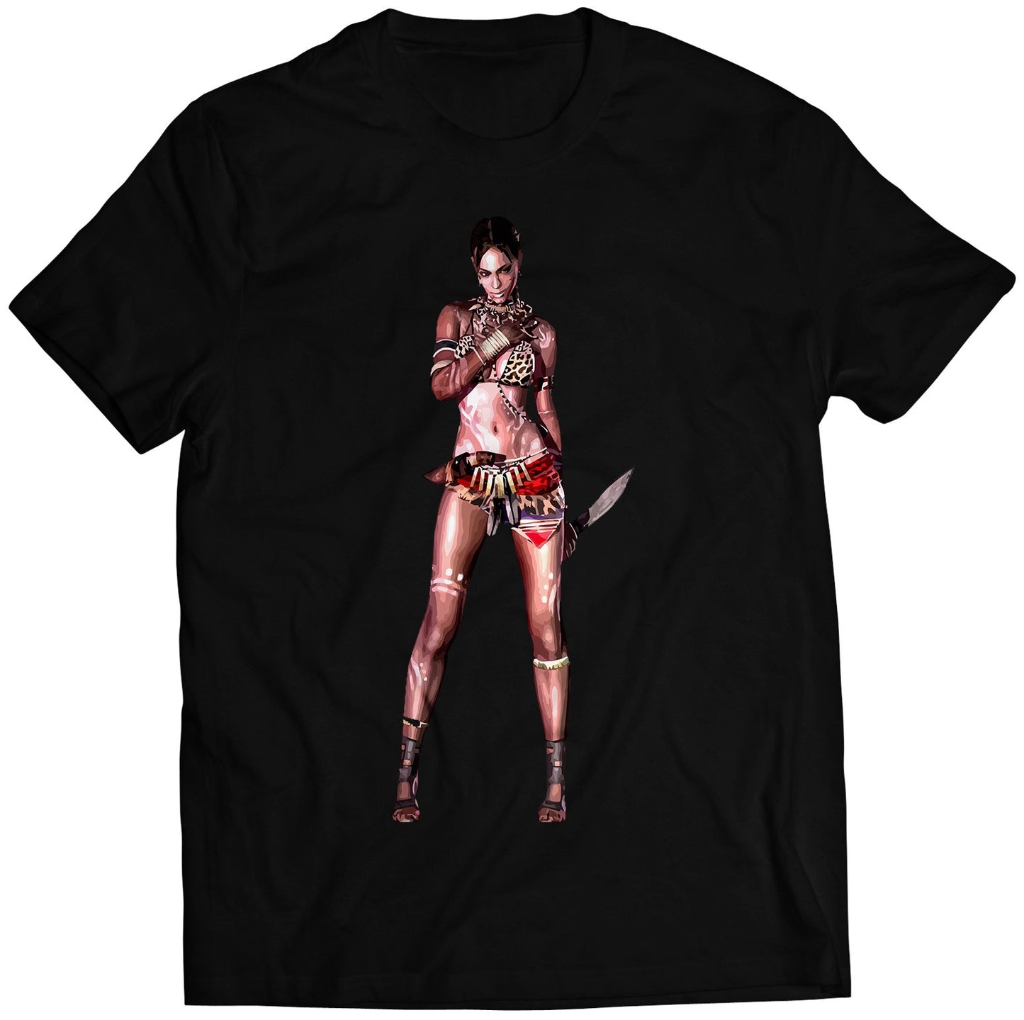 Sheva Costume V1 Residence Evil Biohazard 5 Premium Unisex T-shirt (Vectorized Design)