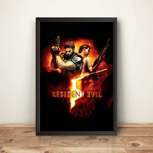 Residence Evil 5 Cover Premium Poster (Vectorized Design)