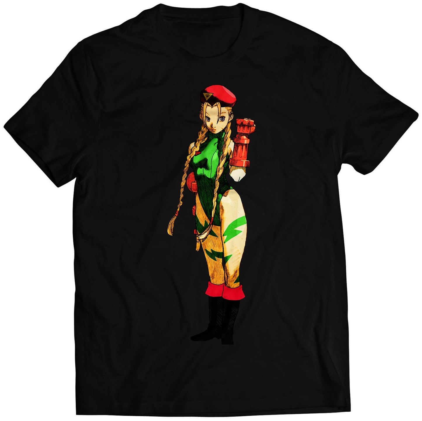 Cammy Delta Red Mvc2 Premium Unisex T-shirt (Vectorized Design)