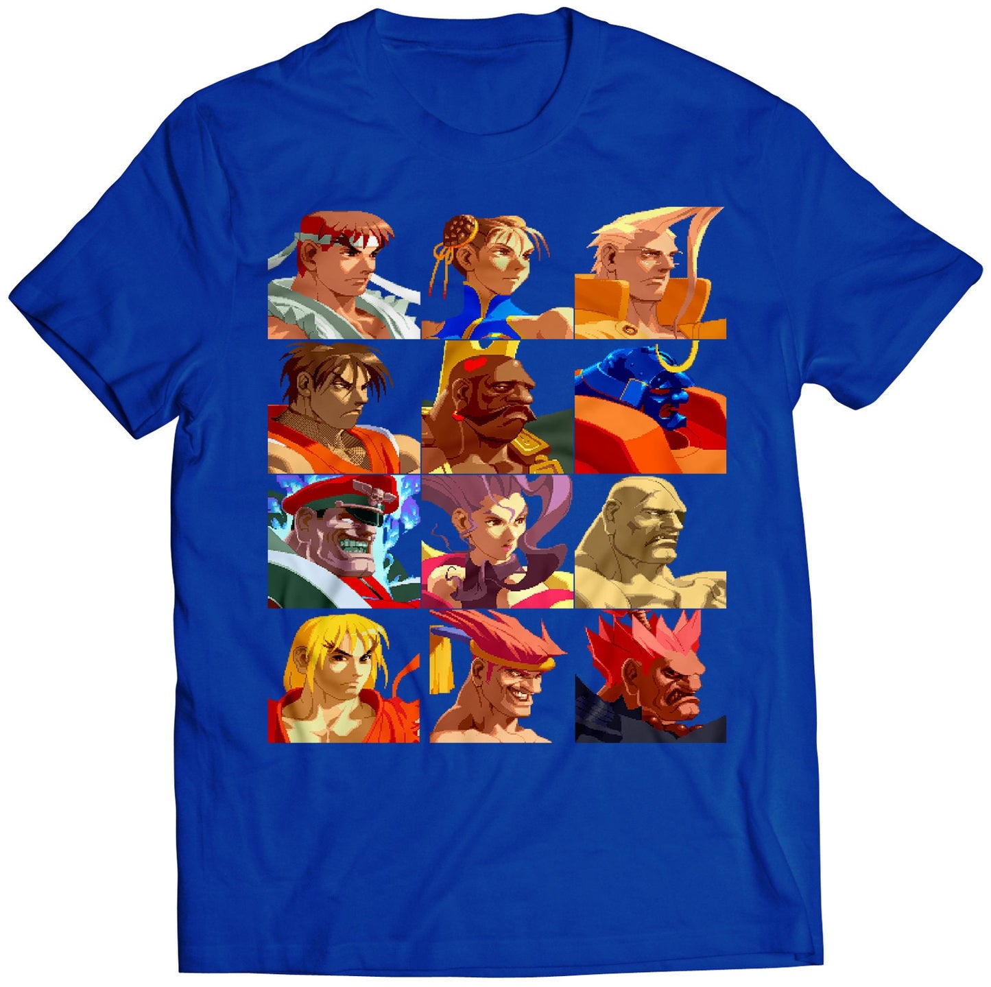 SF Alpha Warrior's Dreams Character Select Portraits Premium Unisex T-shirt.