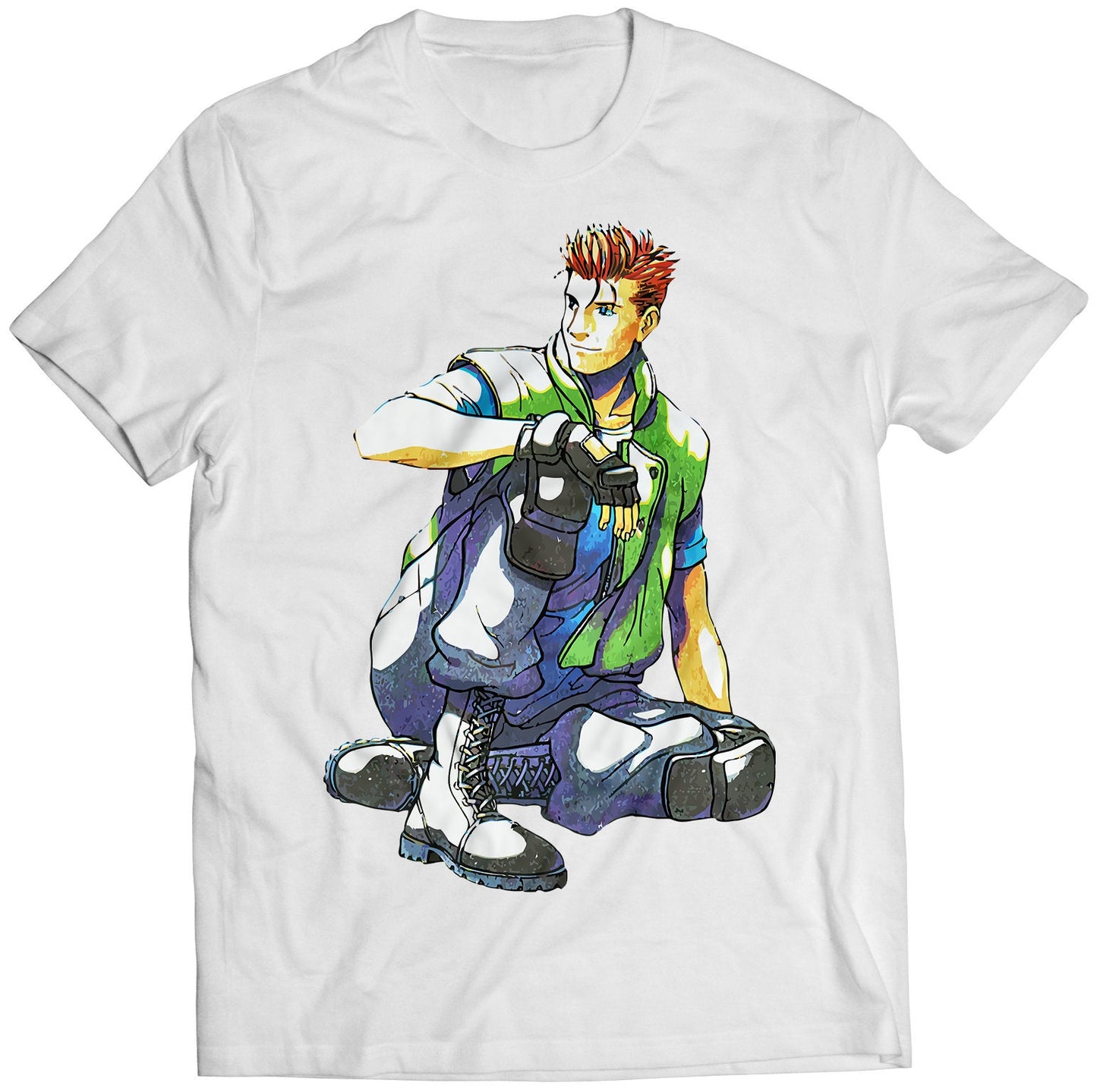 Chris Redfield V2 Original Biohazard Residence Evil Premium Unisex T-shirt (Vectorized Design)