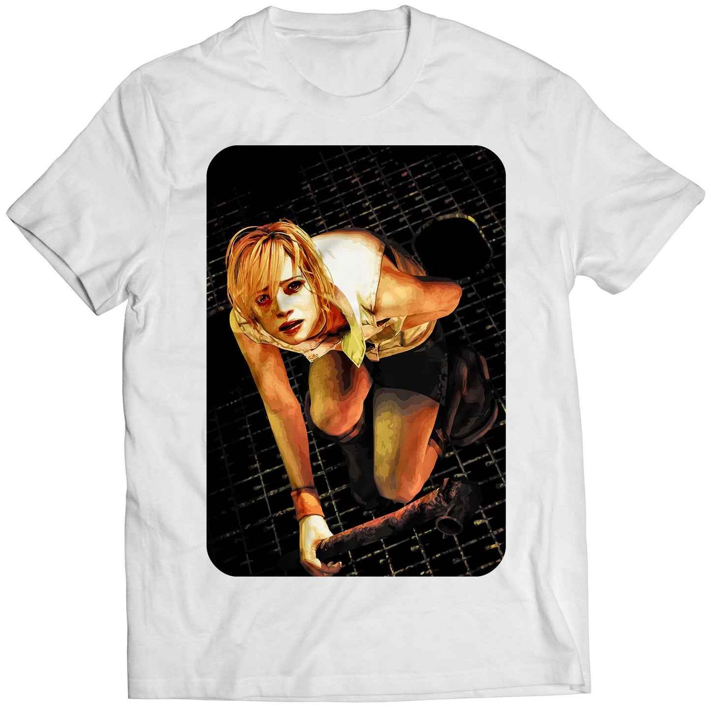 Heather Mason V5 Silence Hill 3 Cover Premium Unisex T-shirt (Vectorized Design)