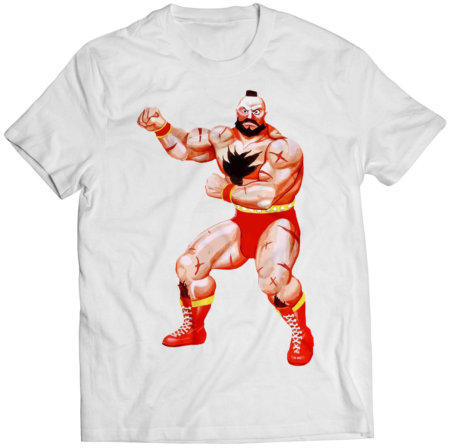 Zangief SF2 The World Warrior Premium Unisex T-shirt.