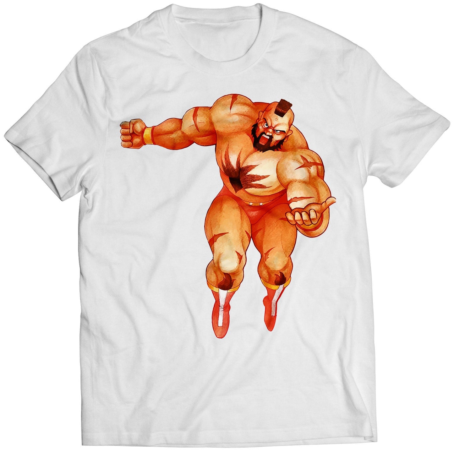 Zangief Champ SF2 The World Warrior Premium Unisex T-shirt.