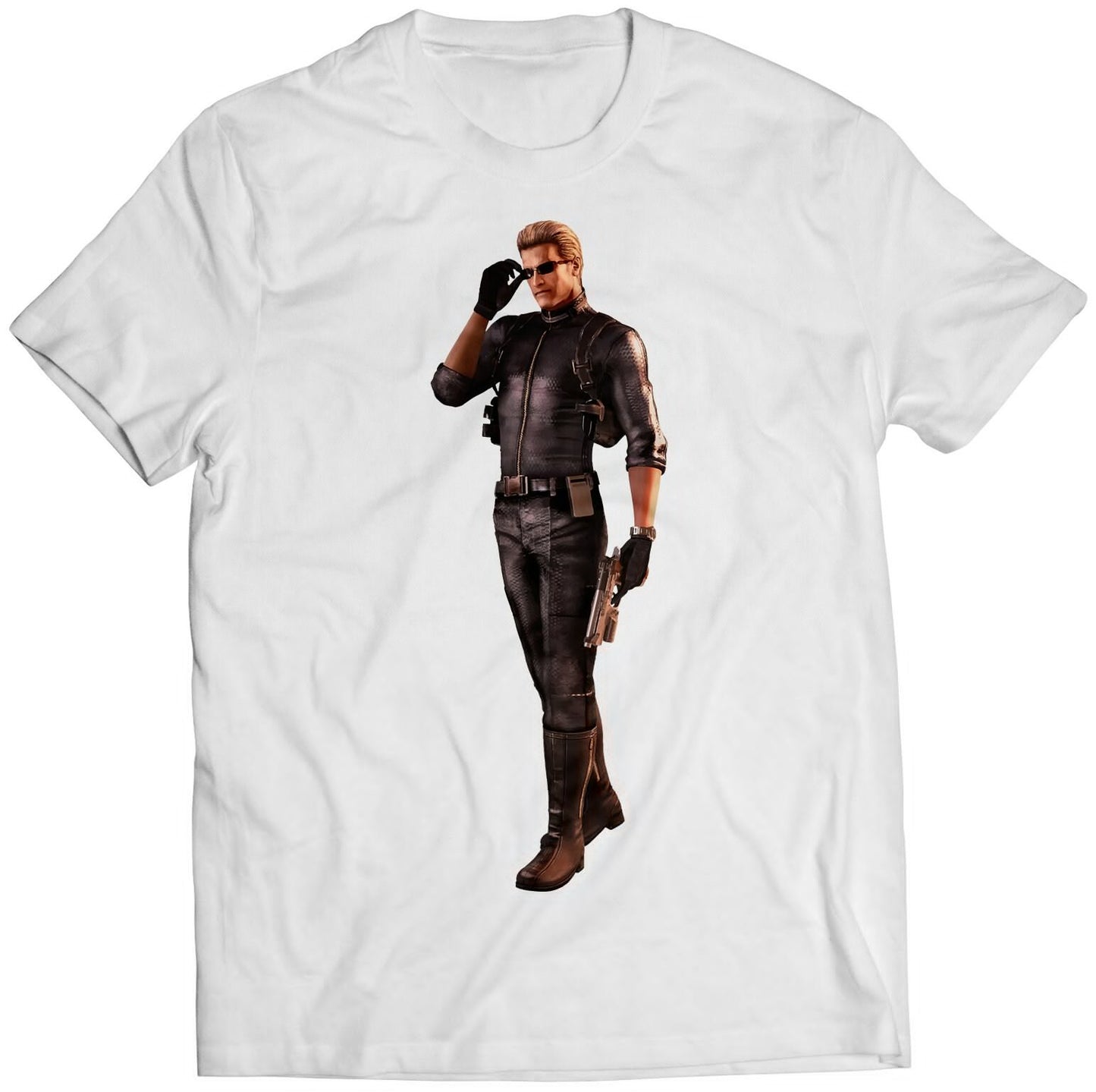 Albert Wesker 3D Mercenaries Residence Evil Biohazard Premium Unisex T-shirt (Vectorized Design)