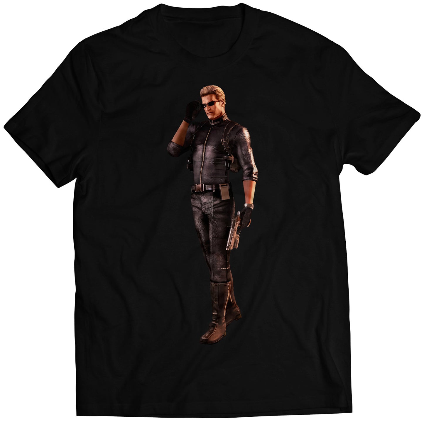 Albert Wesker 3D Mercenaries Residence Evil Biohazard Premium Unisex T-shirt (Vectorized Design)