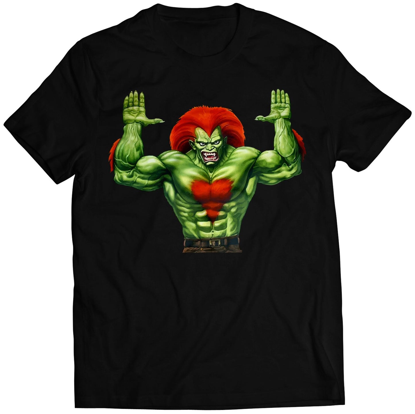 Ugly Blanka SF2 The World Warrior Premium Unisex T-shirt.