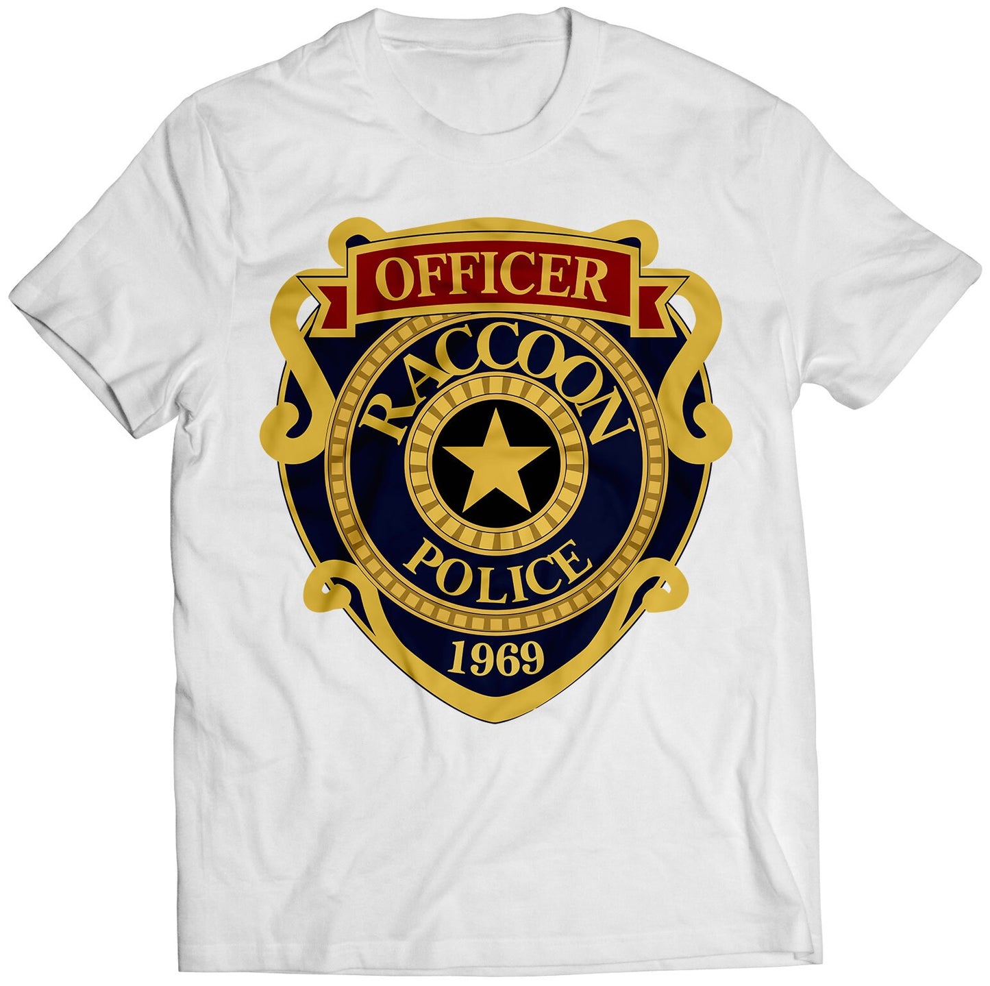 RPD Residence Evil Biohazard Badge Unisex T-shirt (Vectorized Design)