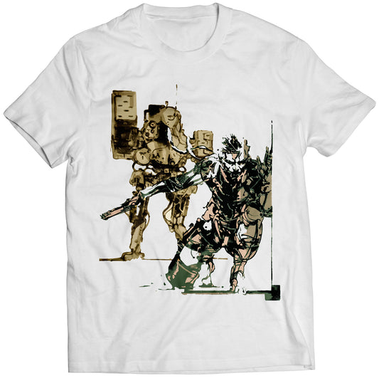 Metal Gear 2 Solid Snake Premium Unisex T-shirt (Vectorized Design)