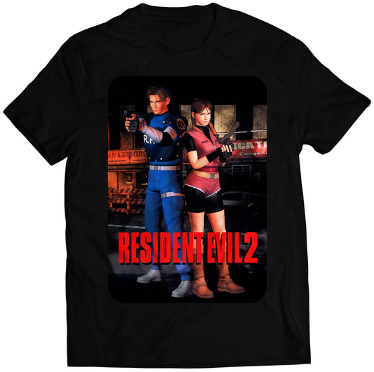 Residence Evil II Cover Premium Unisex T-shirt (Vectorized Design)