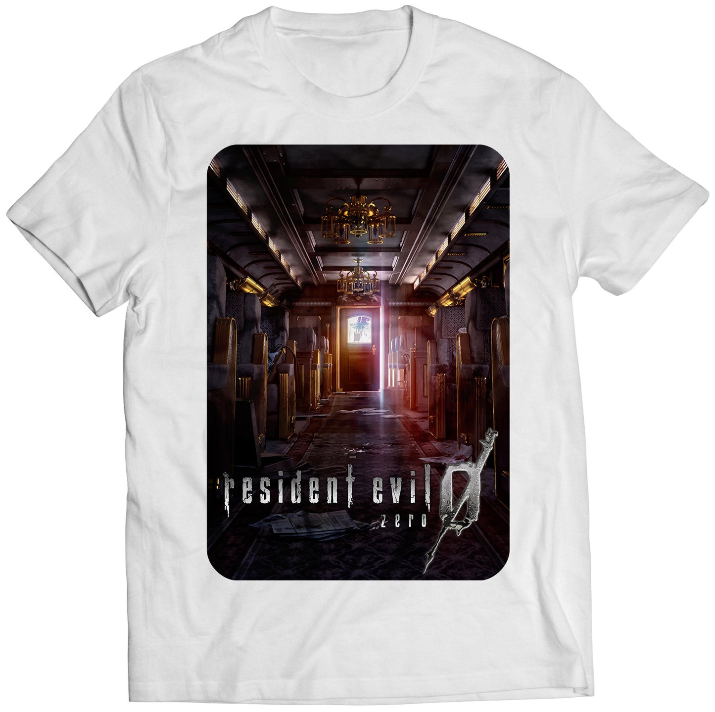 Residence Evil Zero Train Cover Premium Unisex T-shirt (Vectorized Design)