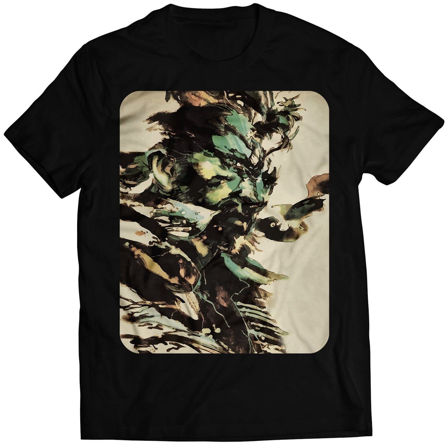 Big Boss Nakedsnake V1 MGS Snake Eater Premium Unisex T-shirt (Vectorized Design)