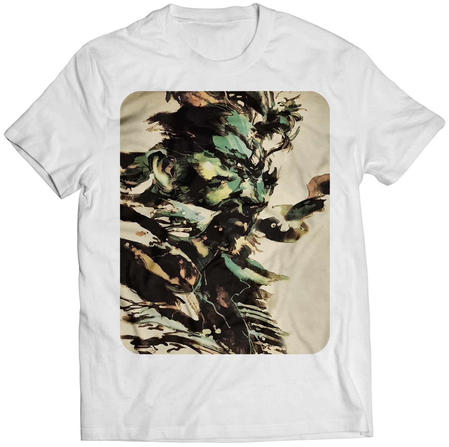 Big Boss Nakedsnake V1 MGS Snake Eater Premium Unisex T-shirt (Vectorized Design)