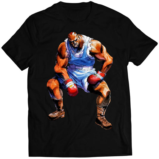 Balrog Boxer Super Street Fighting 2 Turbo Premium Unisex T-shirt (Vectorized Design)