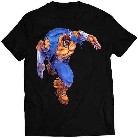 Thunder Hawk Super Street Fighting 2 Turbo Premium Unisex T-shirt (Vectorized Design)