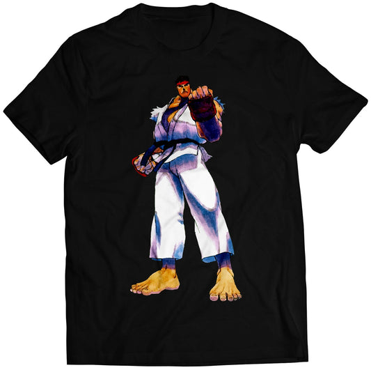 Ryu Super Street Fighting 2 Turbo Premium Unisex T-shirt (Vectorized Design)