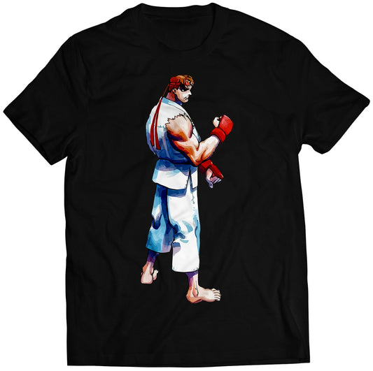 Ryu Shoto Super Street Fighting 2 Turbo Premium Unisex T-shirt (Vectorized Design)