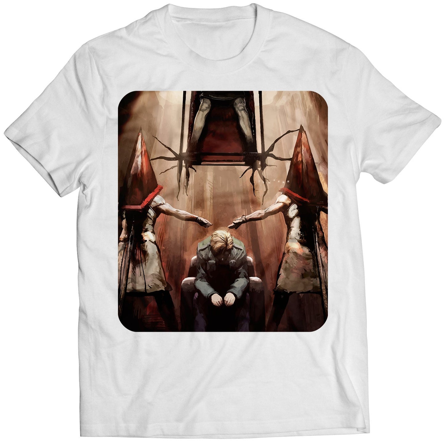 James Sunderland With Triangle Head Premium Unisex T-shirt (Vectorized Design)