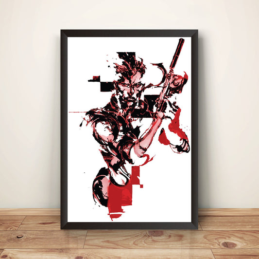 MGS Tactical Espionage Action Premium Poster (Vectorized Design)