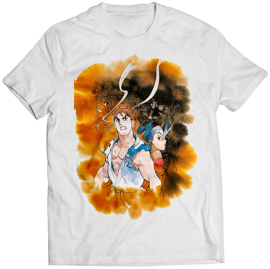 Street Fighter Ending Premium Unisex T-shirt (Vectorized Design)