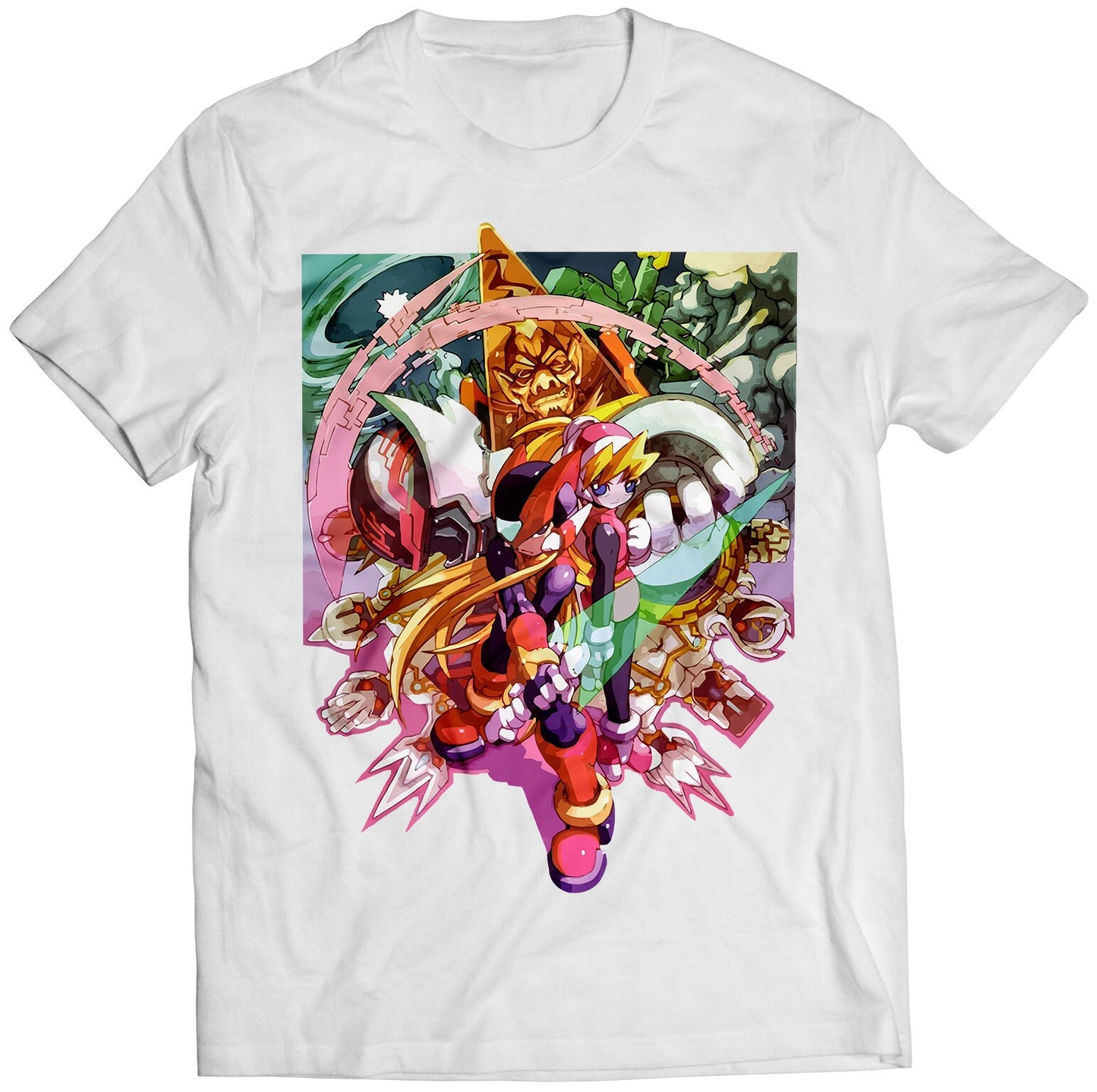 Mega Boy Rockman Zero Japanese Premium Unisex T-shirt (Vectorized Design)