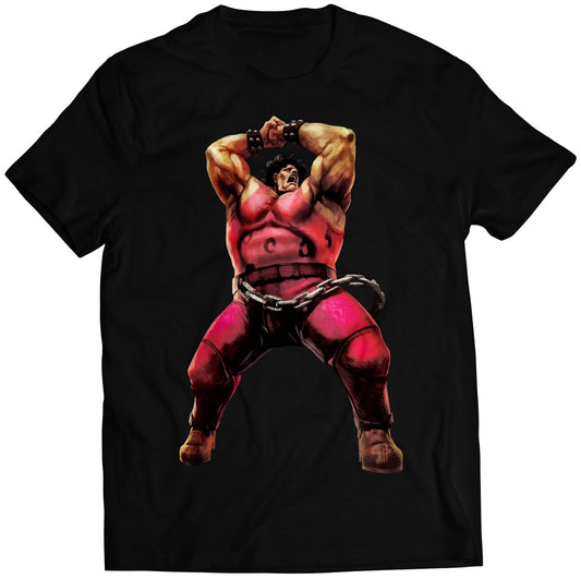 Hugo Clap Ultra Street Fighter 4 Premium Unisex T-shirt (Vectorized Design)