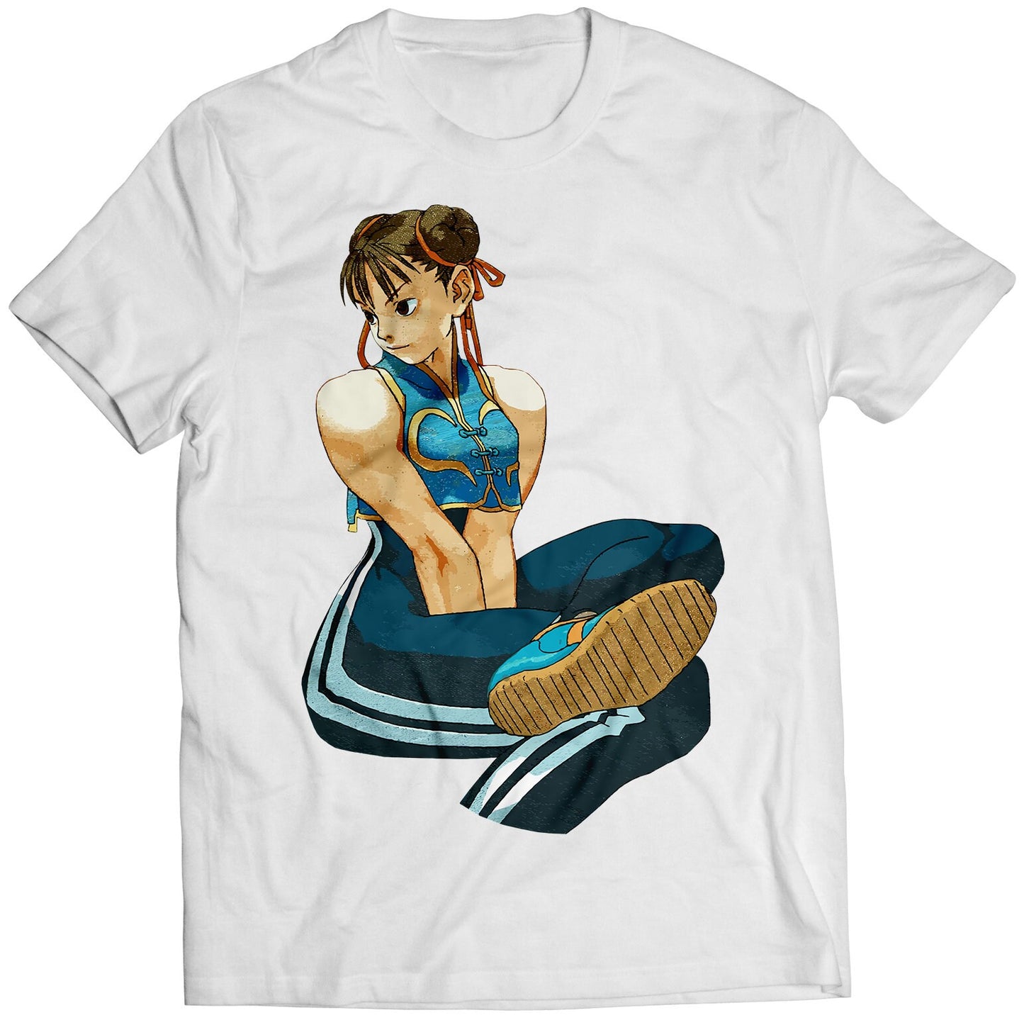 Chun Li Chilling Premium Unisex T-shirt (Vectorized Design)