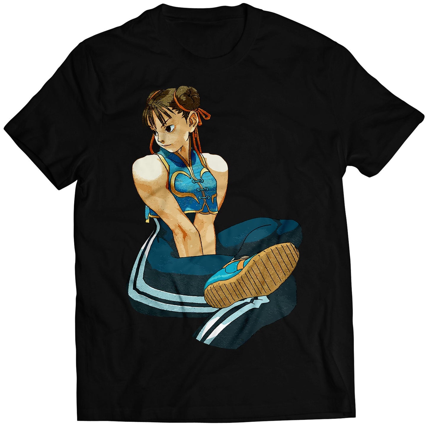 Chun Li Chilling Premium Unisex T-shirt (Vectorized Design)