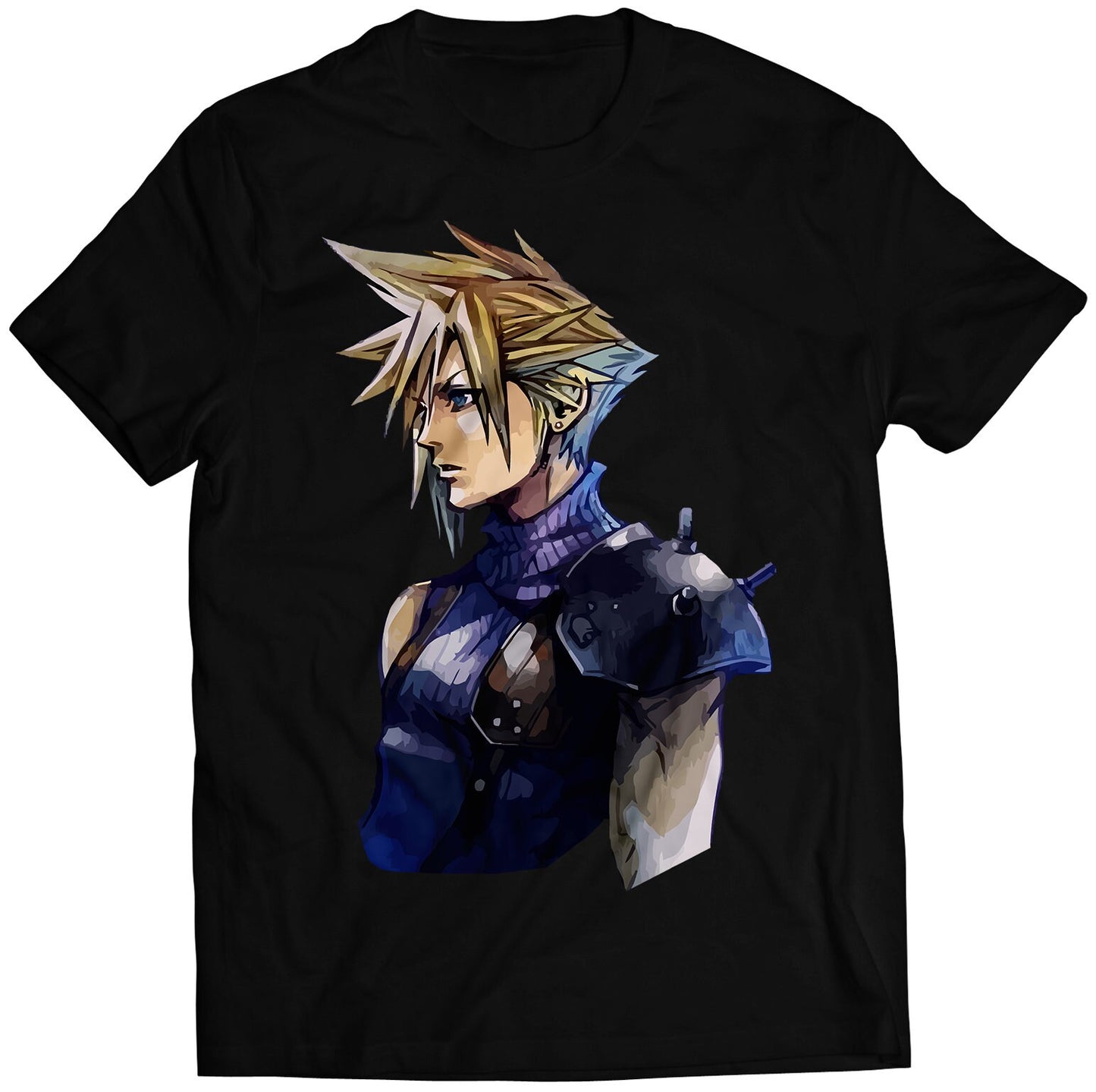 Cloud FF VII G-Bike Portrait Premium Unisex T-shirt (Vectorized Design)