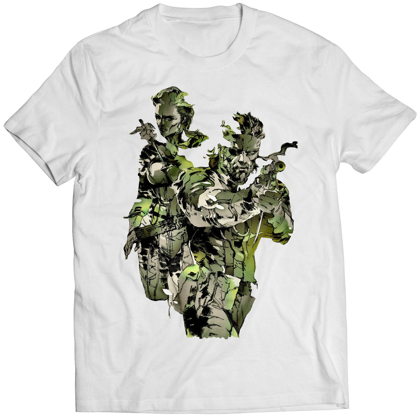 The Boss & Big Boss MGS Snake Eater Premium Unisex T-shirt (Vectorized Design)