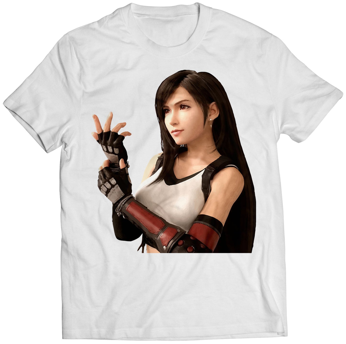 Teefa Portrait FF7 VII Remake Premium Unisex T-shirt (Vectorized Design)