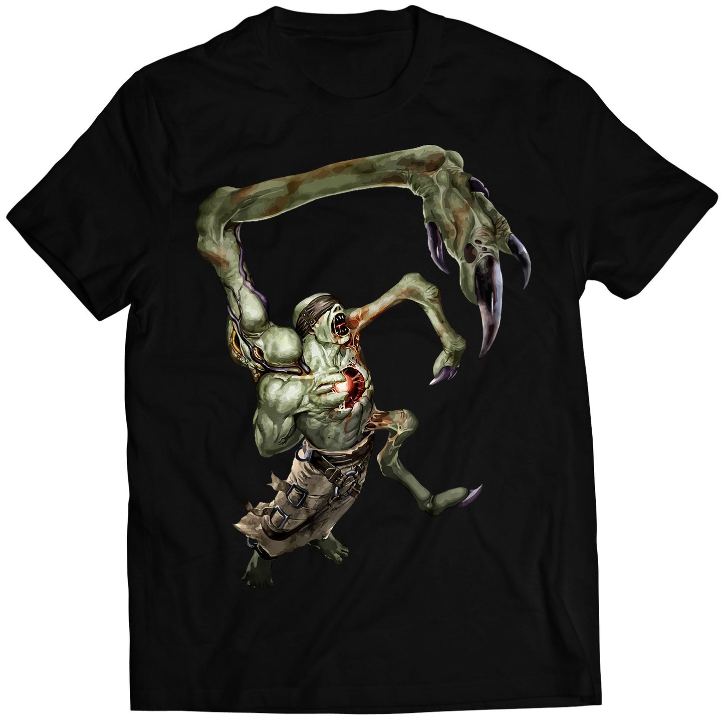 Nosferatu V3 Residence Evil Biohazard Code Veronica Premium Unisex T-shirt (Vectorized Design)