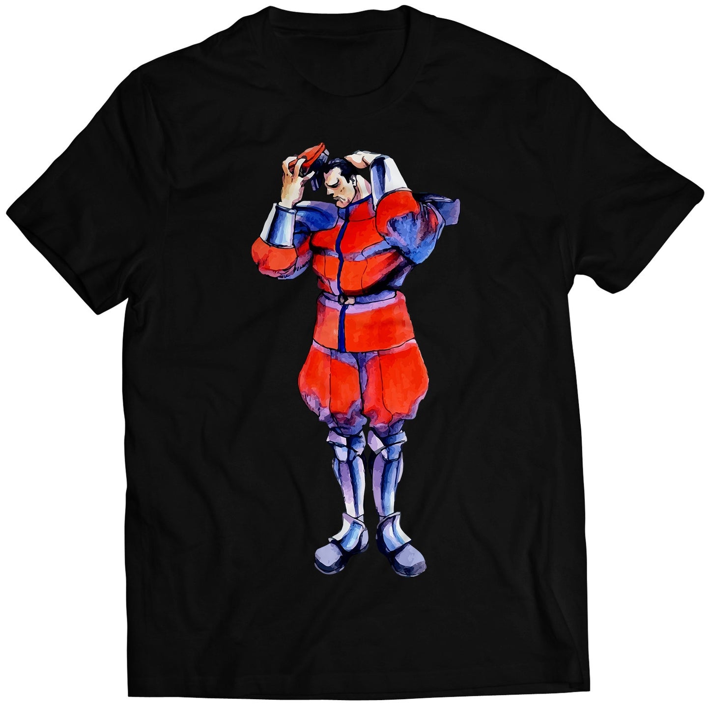 M Bison Dictator V2 Super Street Fighting 2 Turbo Premium Unisex T-shirt (Vectorized Design)