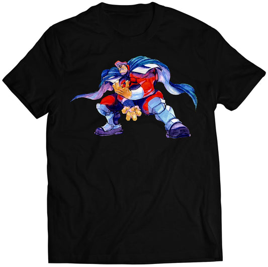 M Bison Dictator V3 Super Street Fighting 2 Turbo Premium Unisex T-shirt (Vectorized Design)