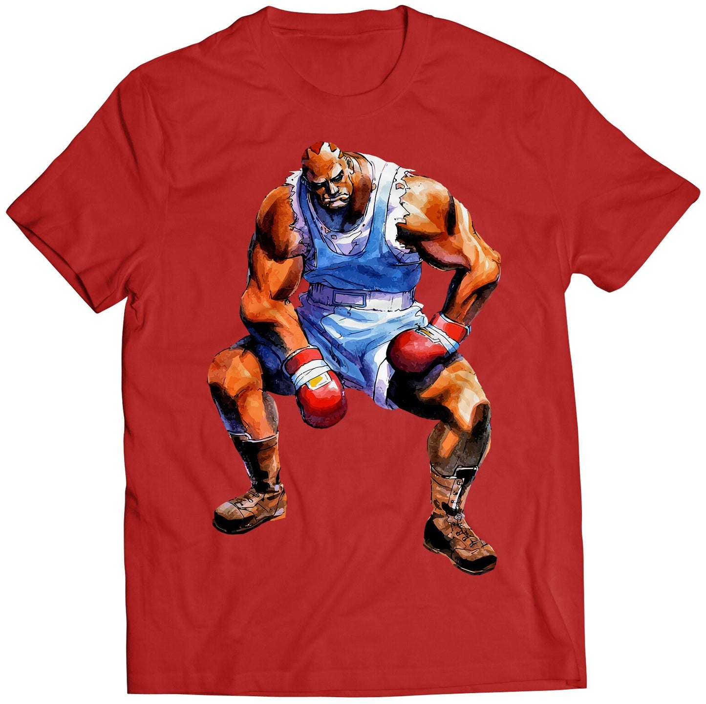 Balrog Boxer Super Street Fighting 2 Turbo Premium Unisex T-shirt (Vectorized Design)