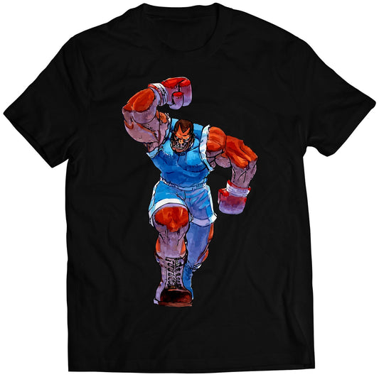 Boxer Balrog Super Street Fighting 2 Turbo Premium Unisex T-shirt (Vectorized Design)