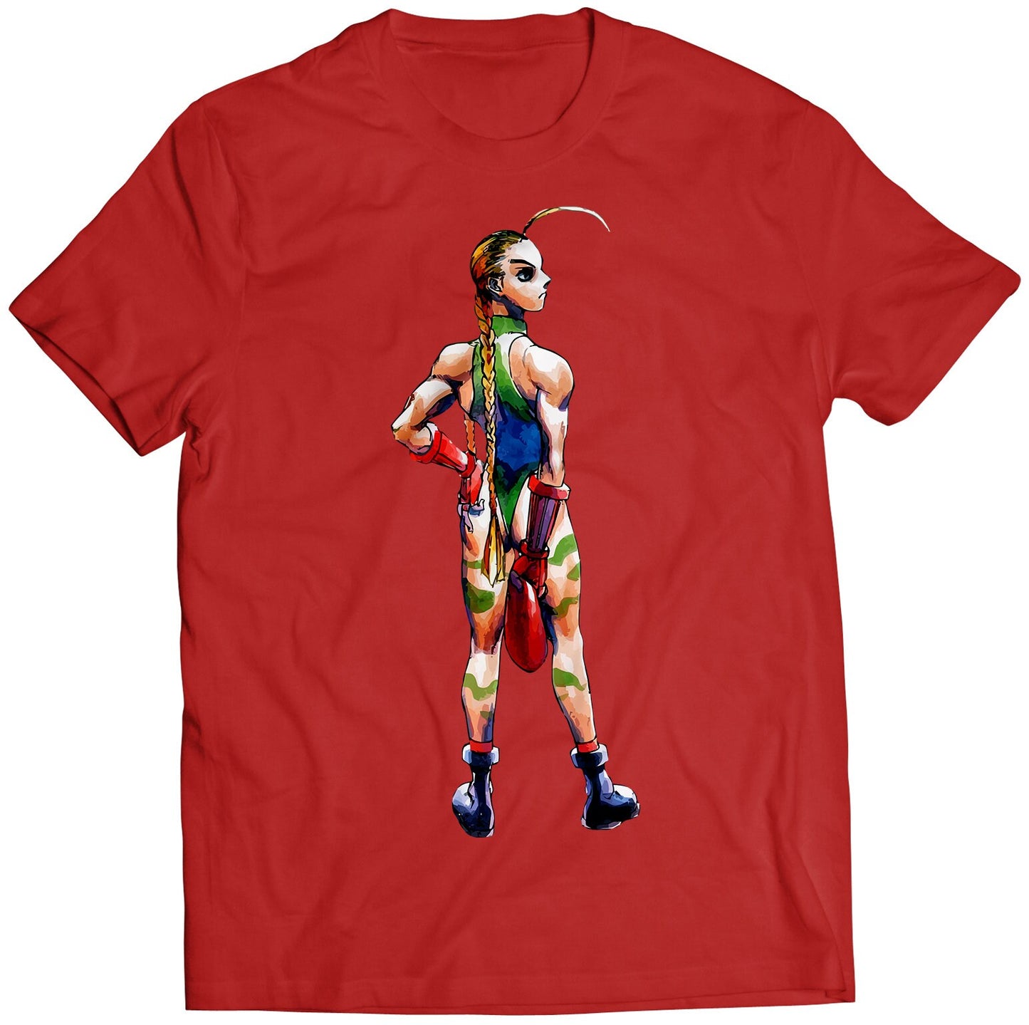 Cammy White Super Street Fighting 2 Turbo Premium Unisex T-shirt (Vectorized Design)