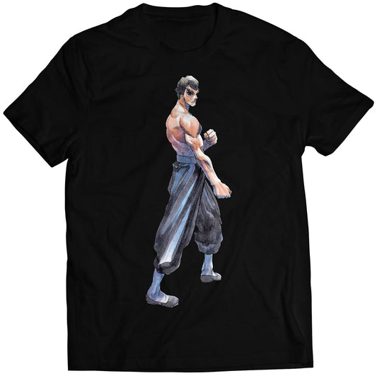 Fei Long Lee Super Street Fighting 2 Turbo Premium Unisex T-shirt (Vectorized Design)