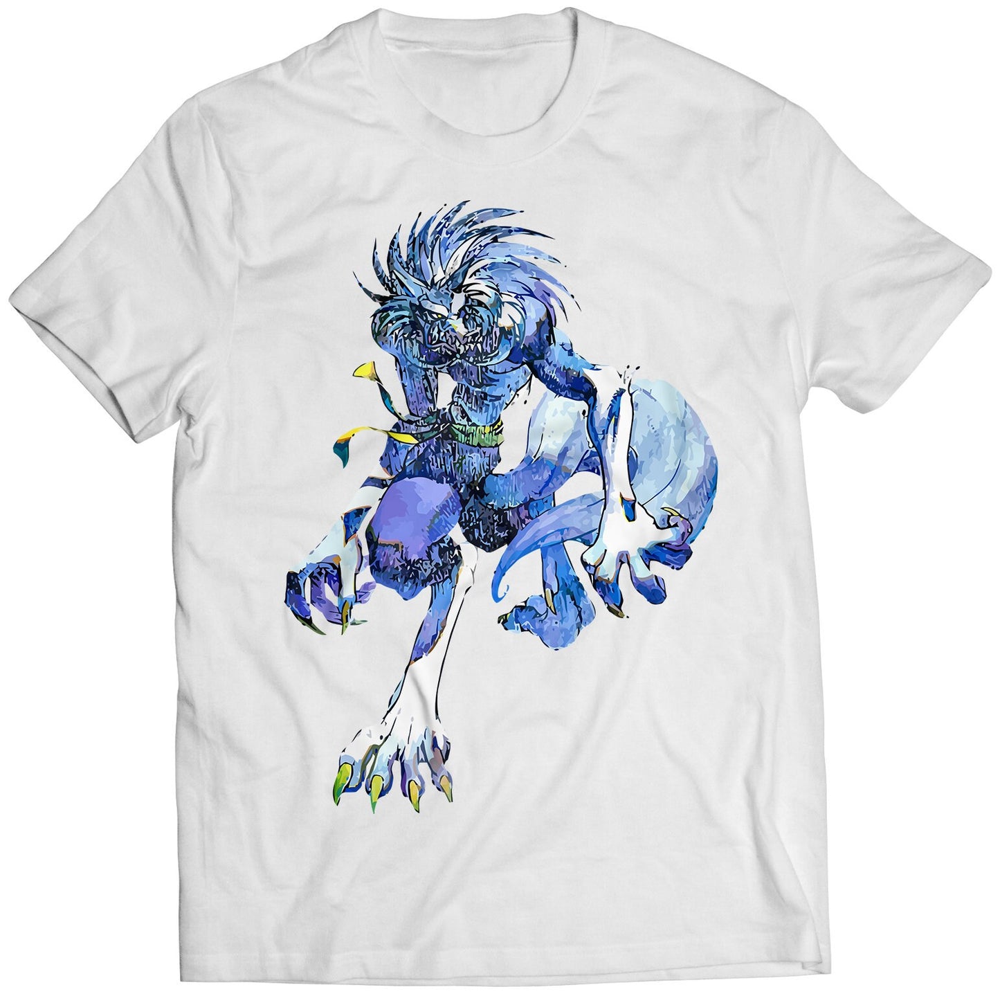 Jon Talbain OG Vampire Daarkstalkers Night Warriors Premium Unisex T-shirt (Vectorized Design)