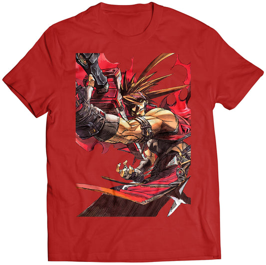 Sol Badguy Illustration GGI Premium Unisex T-shirt (Vectorized Design)